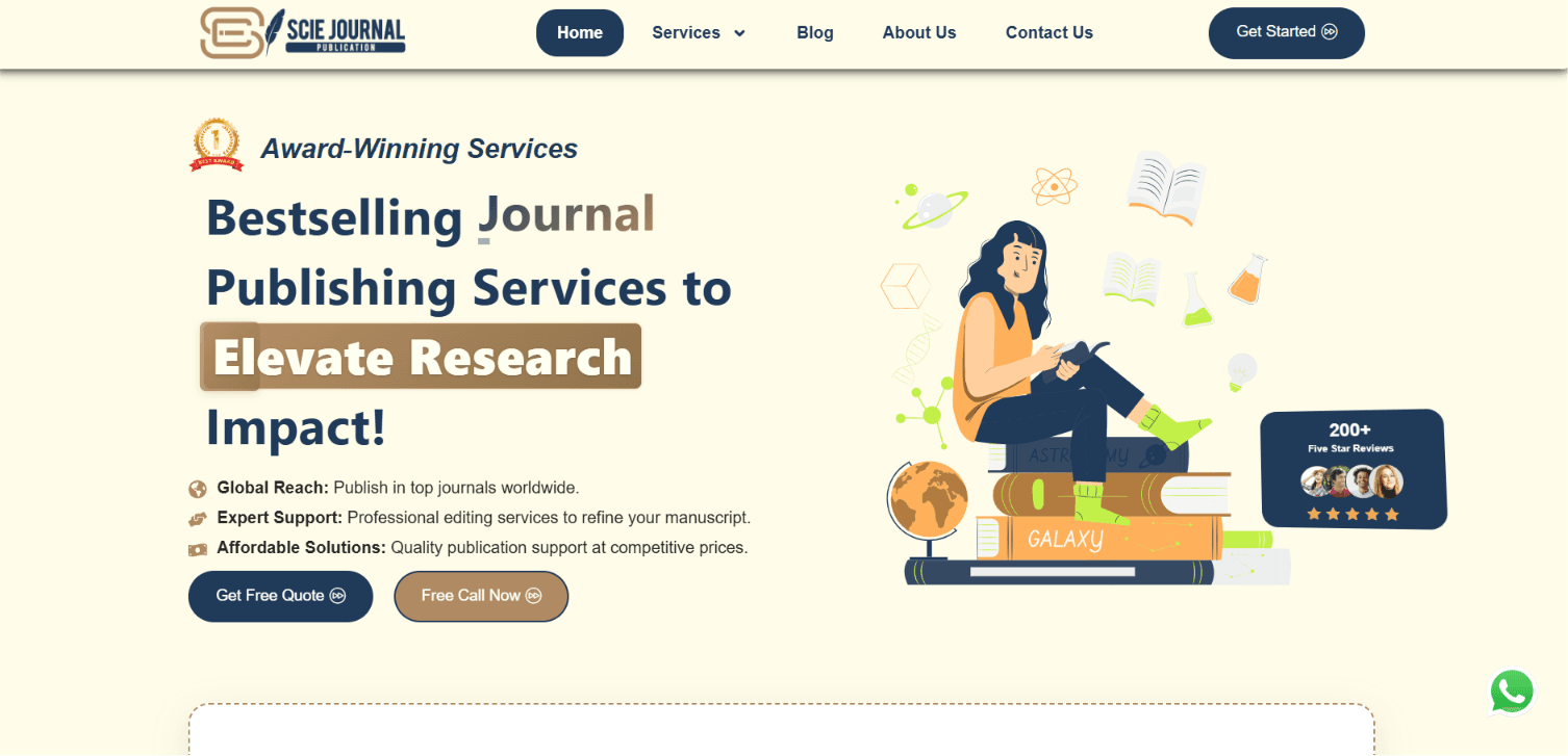 SCIE Journal Publication