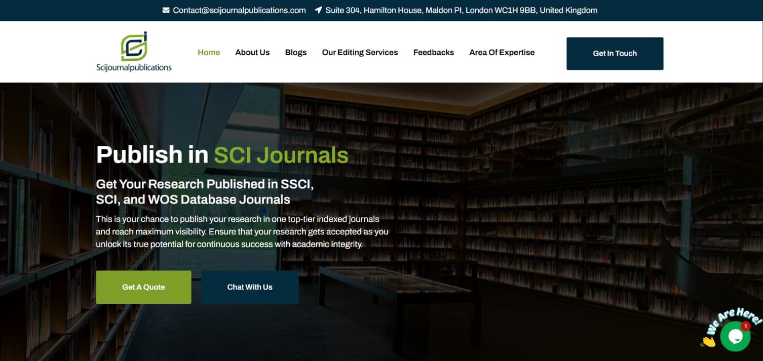 SCI Journal Publications