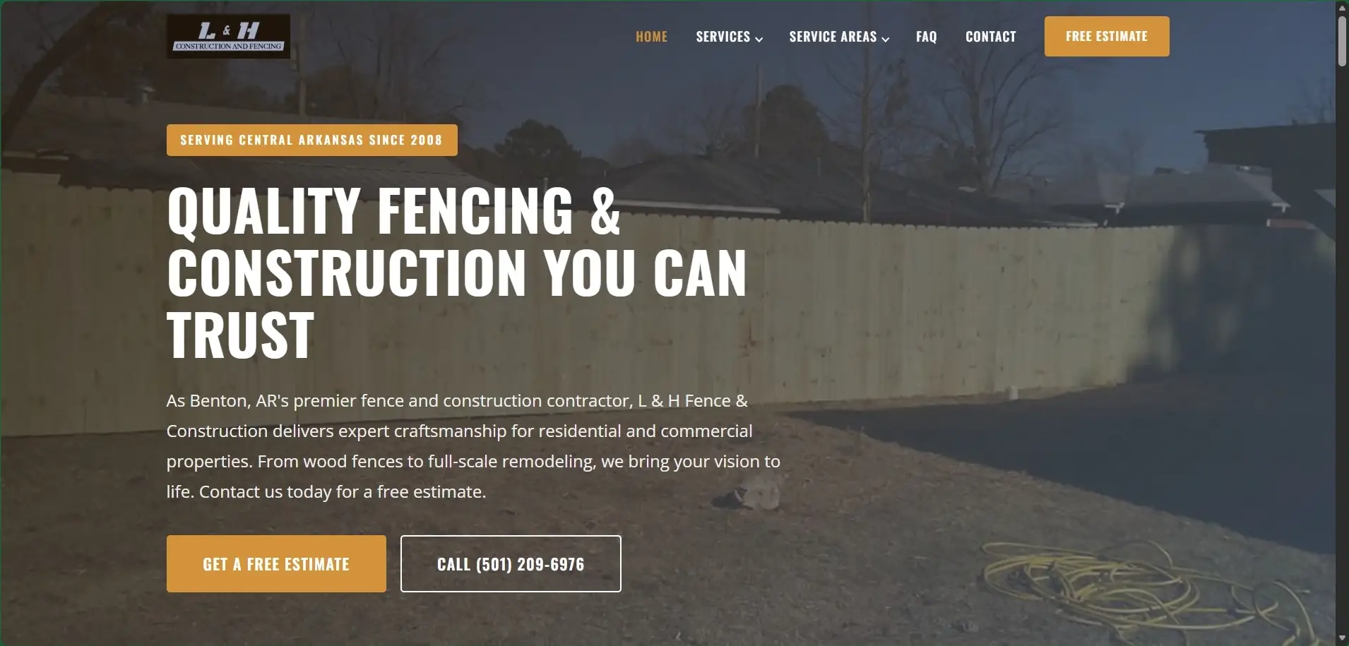 L & H Fence & Construction